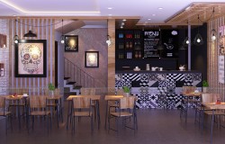 Nội thất cafe hoàng quốc việt