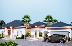 Kiến trúc biệt thự nhà anh Dương - Bắc Ninh